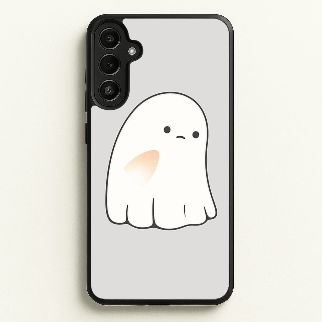Sad Ghost Halloween - Phone Case for Galaxy A34
