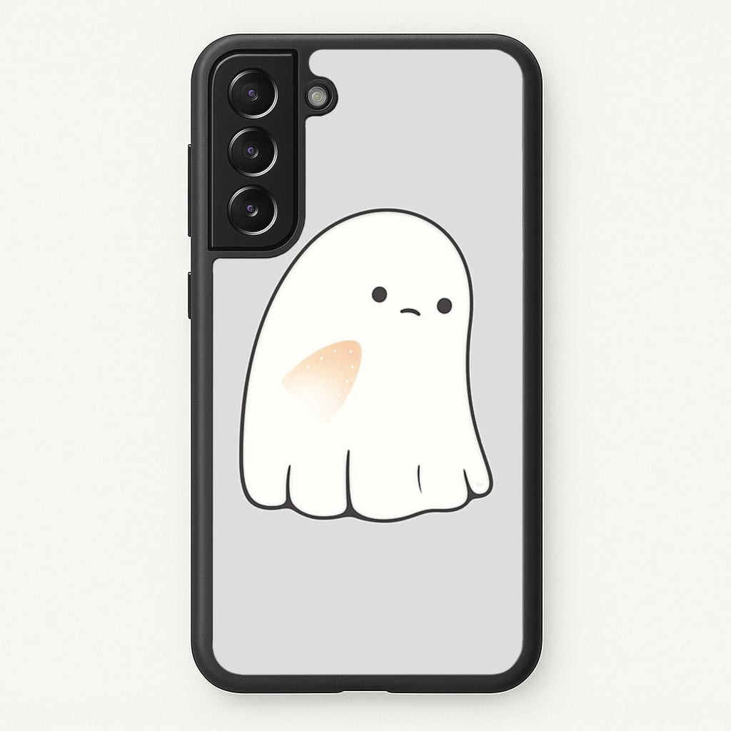 Sad Ghost Halloween - Phone Case for Galaxy S21 Plus