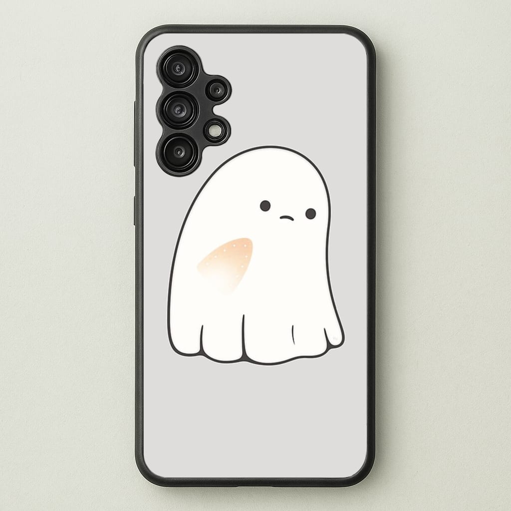 Sad Ghost Halloween - Phone Case for Galaxy A13