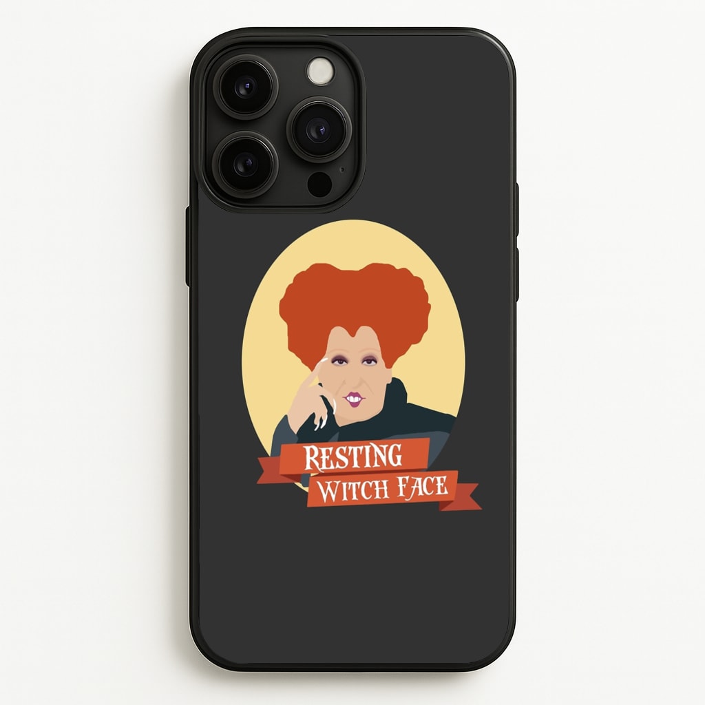 Resting Witch Face - Hocus Halloween - Halloween Phone Case for iPhone 13 Pro Max