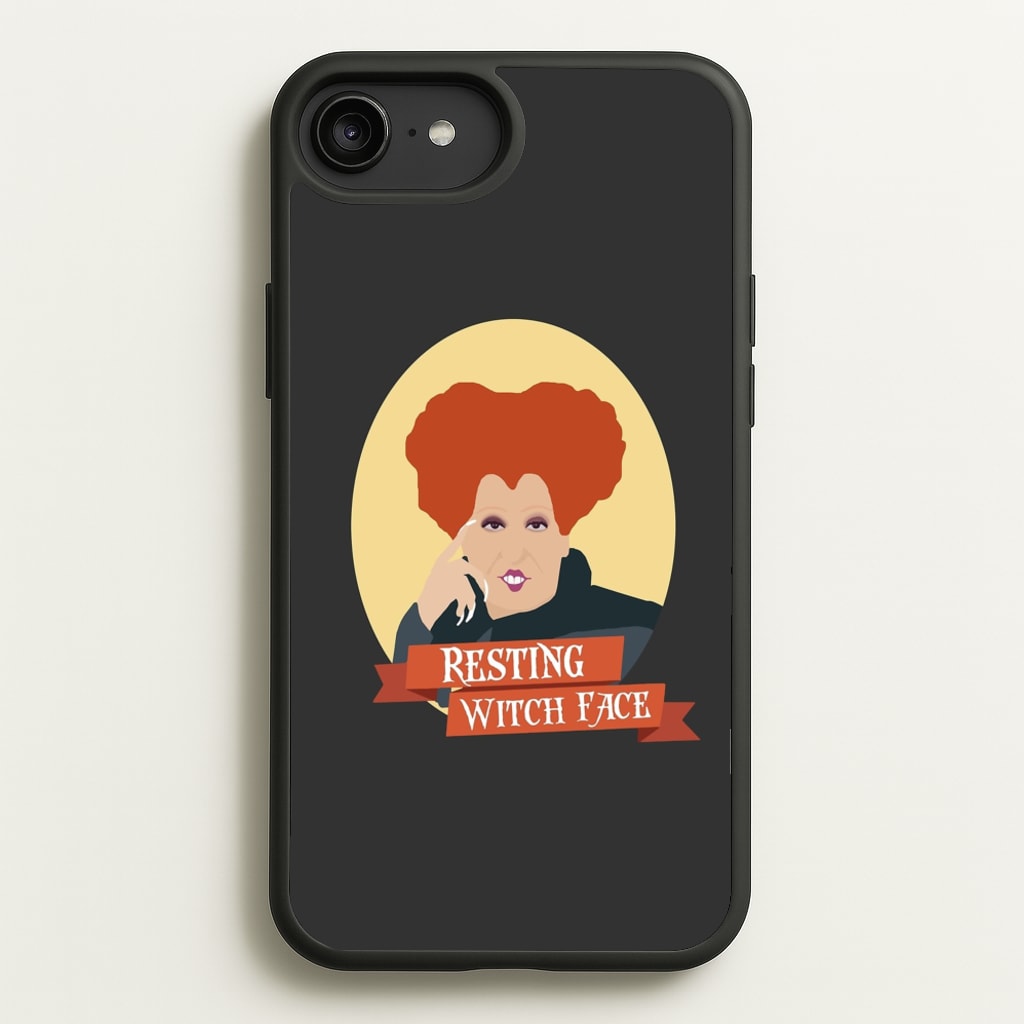 Resting Witch Face - Hocus Halloween - Halloween Phone Case for iPhone 6 Plus / 7 Plus / 8 Plus