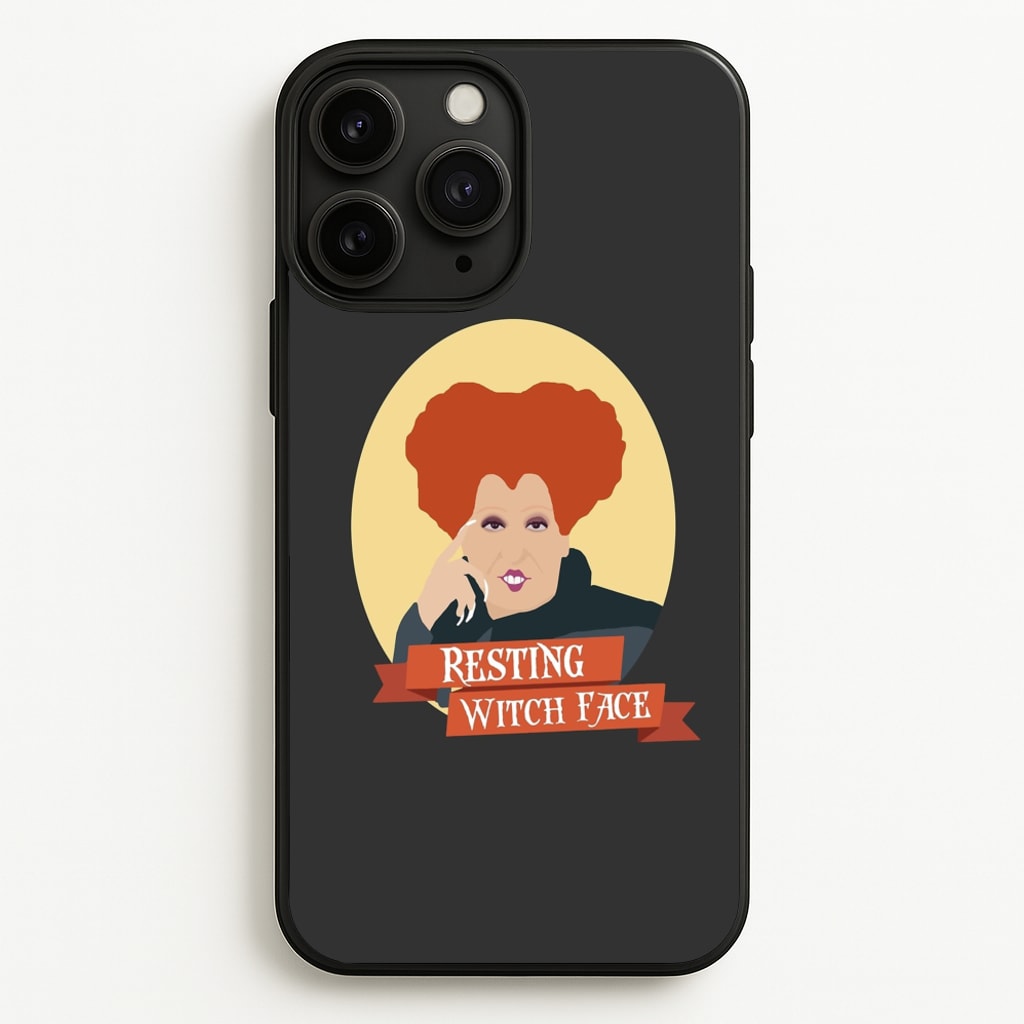 Resting Witch Face - Hocus Halloween - Halloween Phone Case for iPhone 11 Pro Max