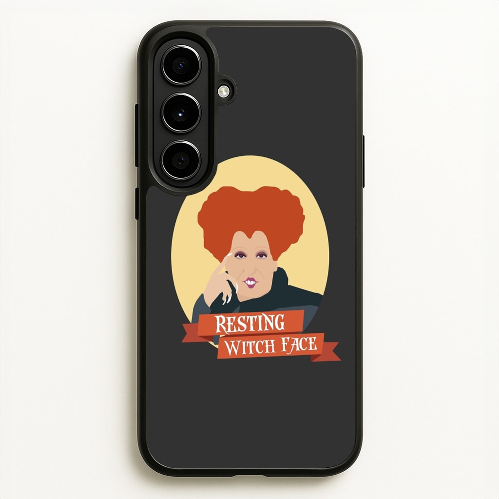 Resting Witch Face - Hocus Halloween - Halloween Phone Case for Galaxy A56