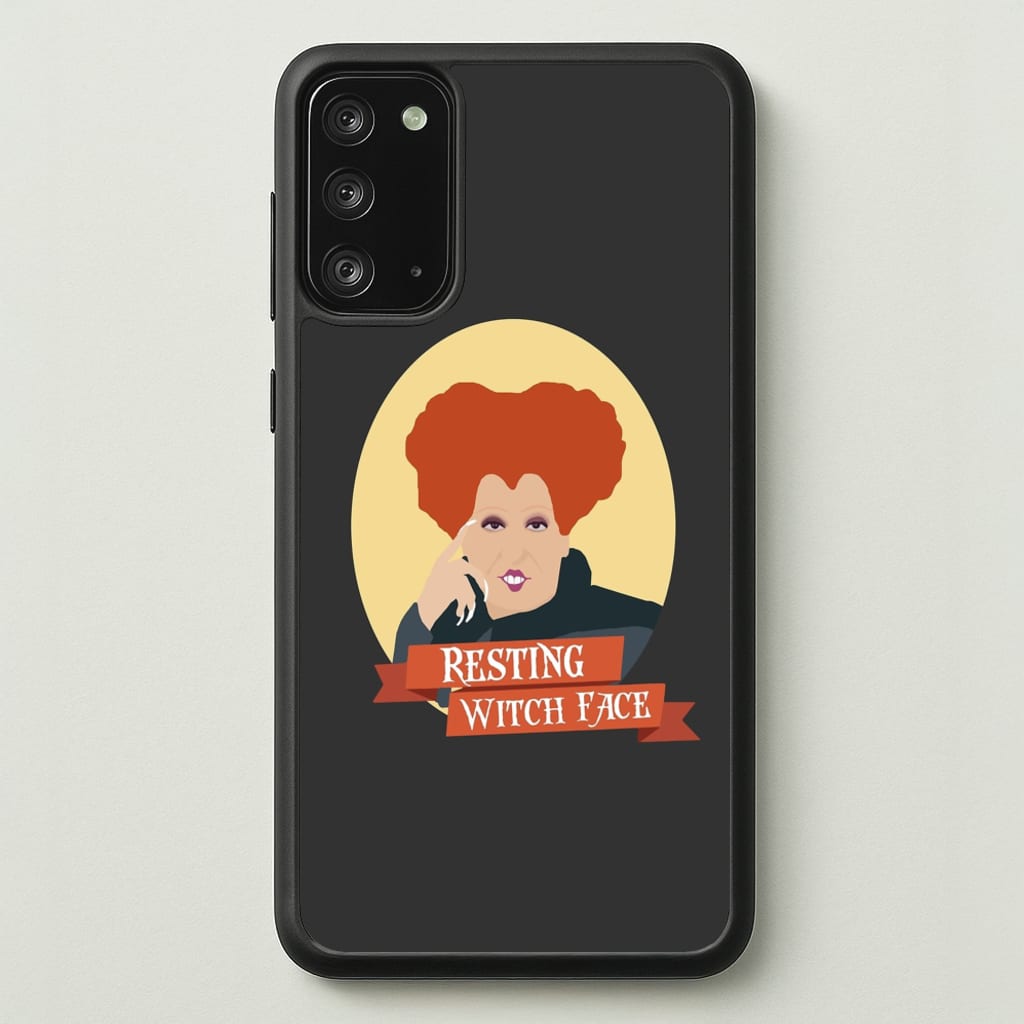 Resting Witch Face - Hocus Halloween - Halloween Phone Case for Galaxy Note 20