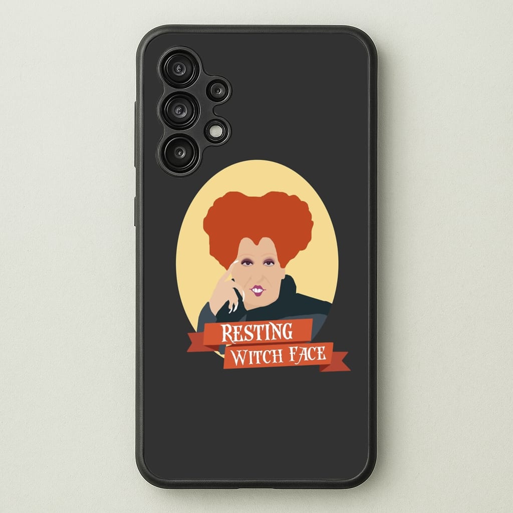 Resting Witch Face - Hocus Halloween - Halloween Phone Case for Galaxy A13