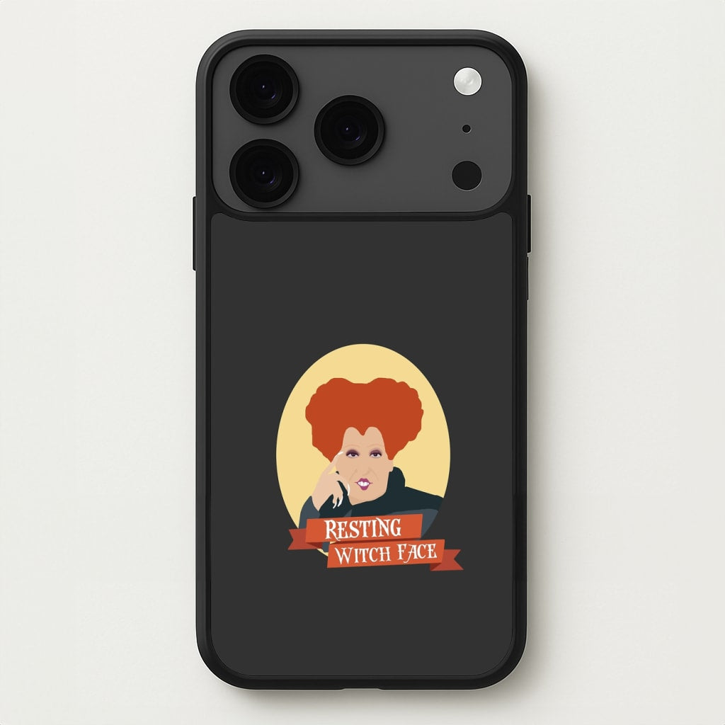 Resting Witch Face - Hocus Halloween Phone Case for iPhone 17 Pro