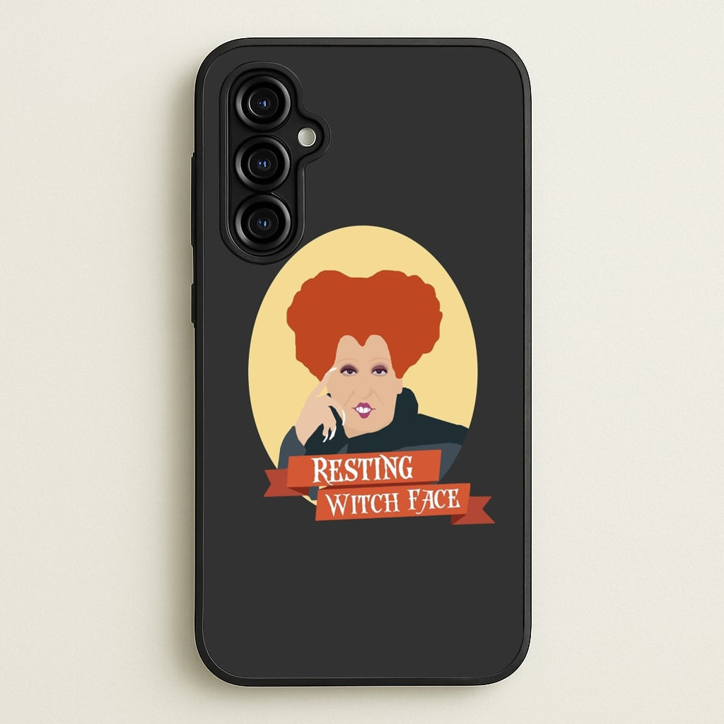 Resting Witch Face - Hocus Halloween - Halloween Phone Case for Galaxy A54
