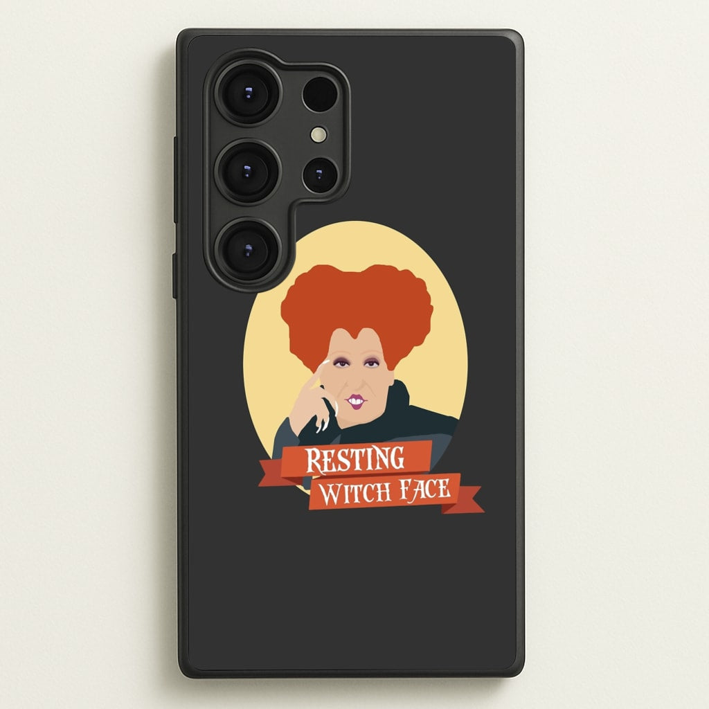 Resting Witch Face - Hocus Halloween - Halloween Phone Case for Galaxy S25 Ultra