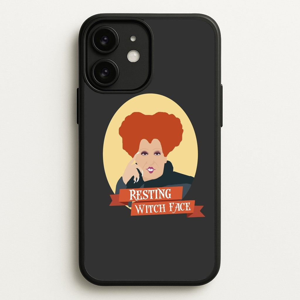 Resting Witch Face - Hocus Halloween - Halloween Phone Case for iPhone 11