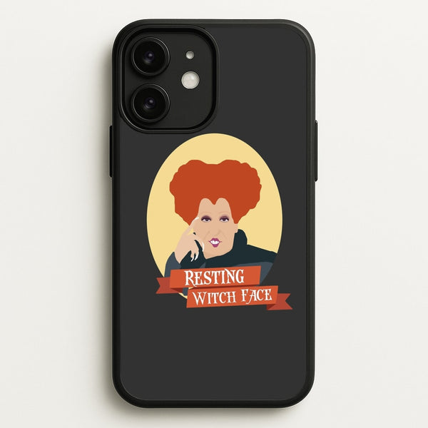Resting Witch Face - Hocus Halloween - Halloween Phone Case for iPhone 11