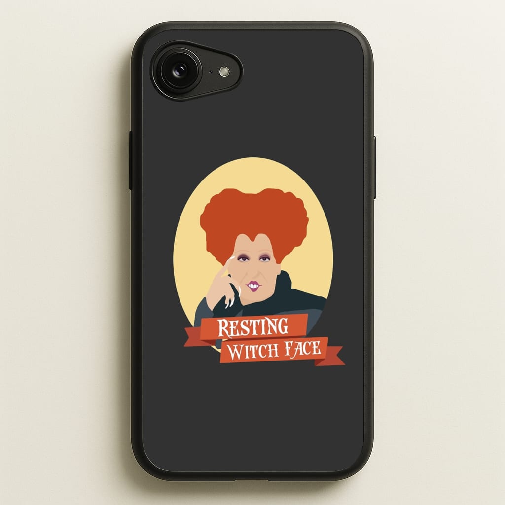 Resting Witch Face - Hocus Halloween - Halloween Phone Case for iPhone 16e
