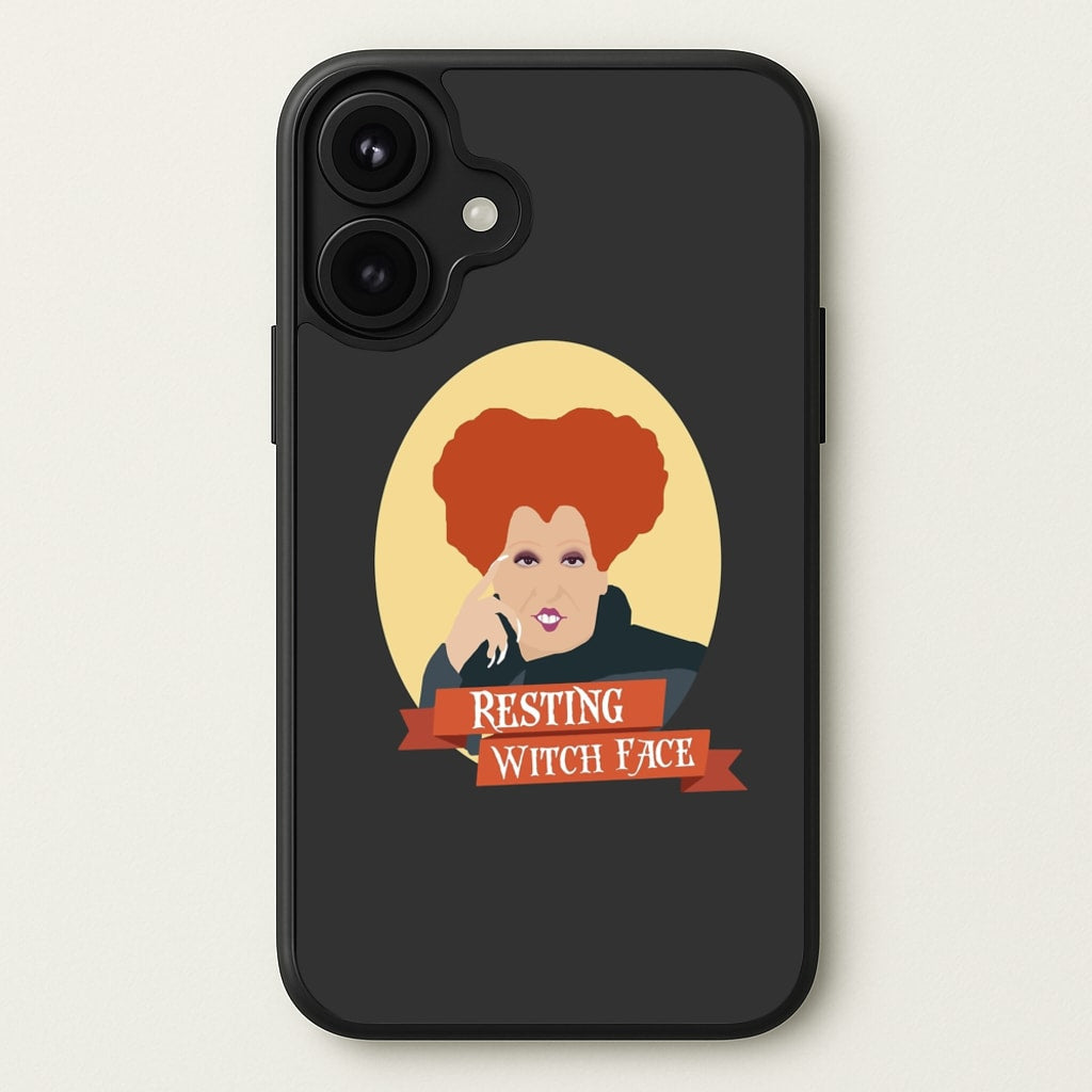 Resting Witch Face - Hocus Halloween Phone Case for iPhone 17