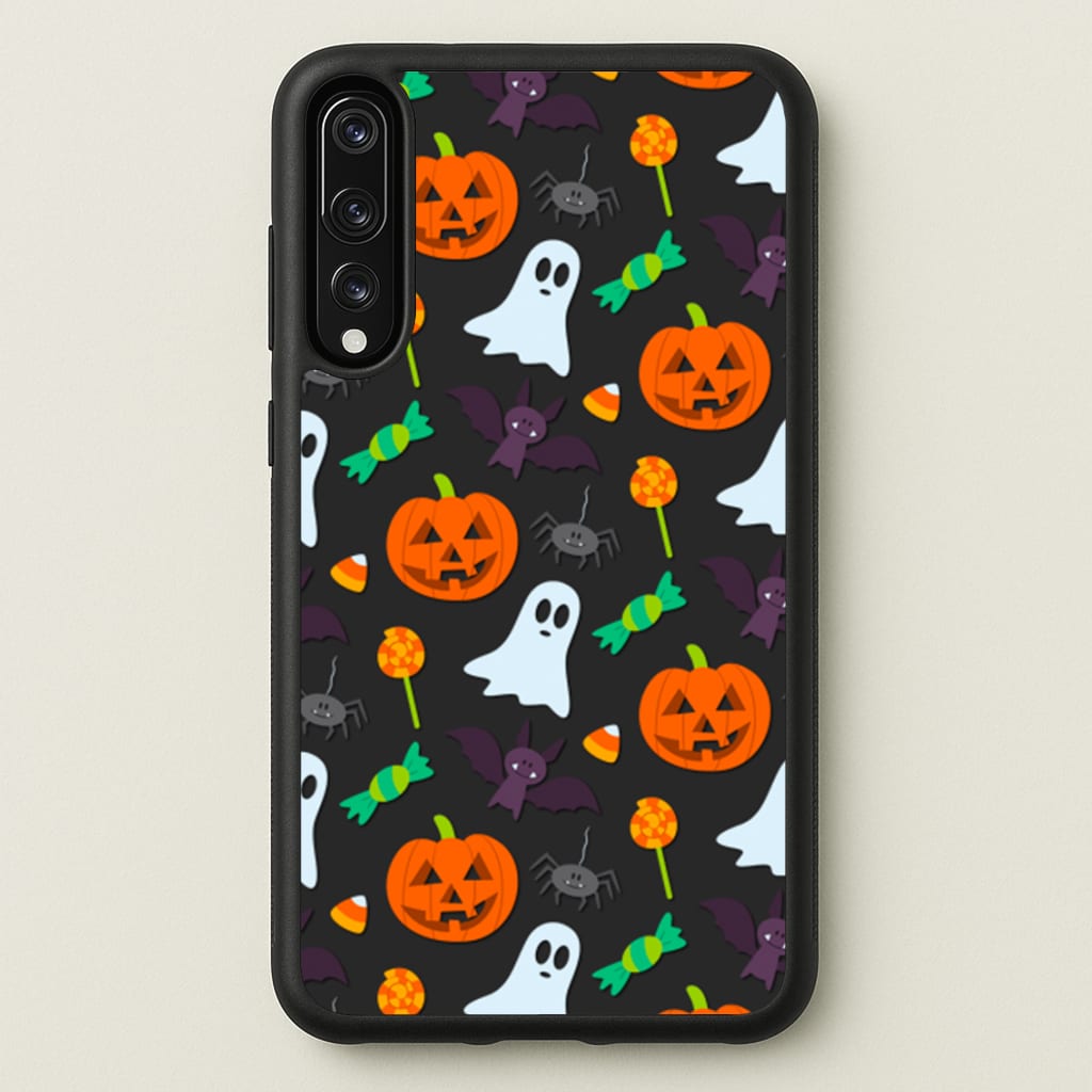 Colourful Halloween Pattern - Phone Case for Huawei P20 Pro