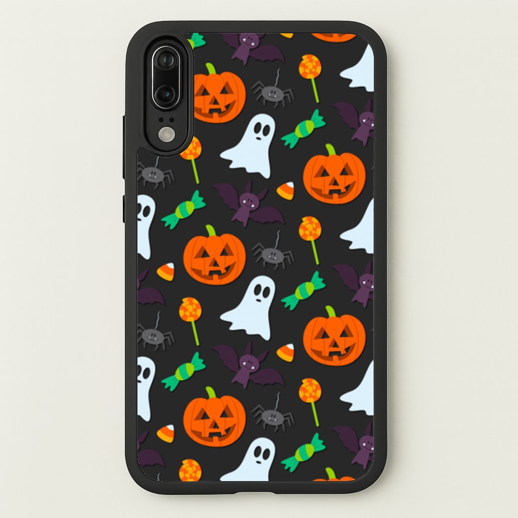 Colourful Halloween Pattern - Phone Case for Huawei P20