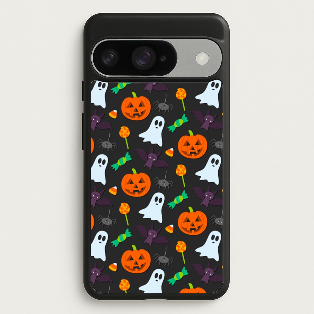Colourful Halloween Pattern Phone Case for Google Pixel 10 / 10 Pro