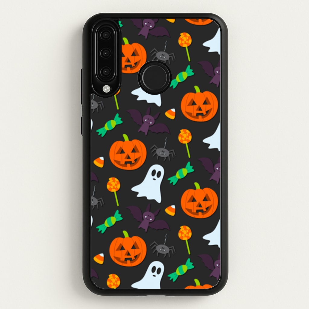 Colourful Halloween Pattern - Phone Case for Huawei P30 Lite