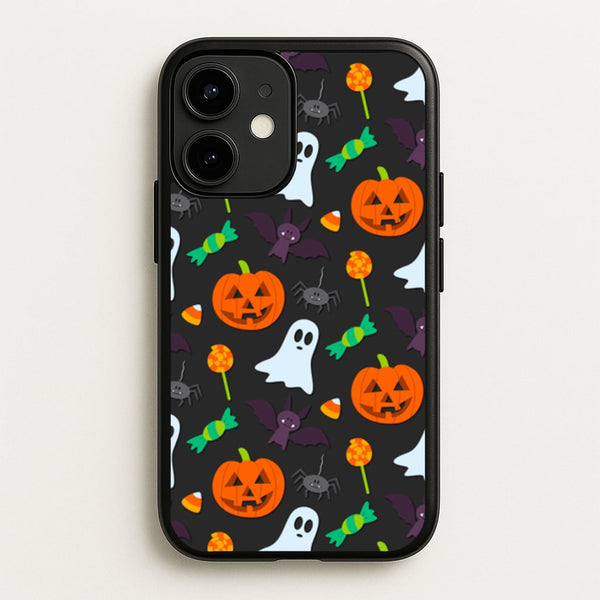 Colourful Halloween Pattern - Phone Case for iPhone 12 / 12 Pro