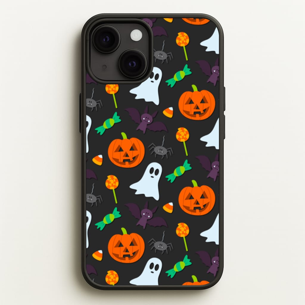 Colourful Halloween Pattern - Phone Case for iPhone 13 Mini