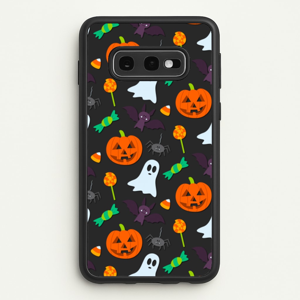 Colourful Halloween Pattern - Phone Case for Galaxy S10e