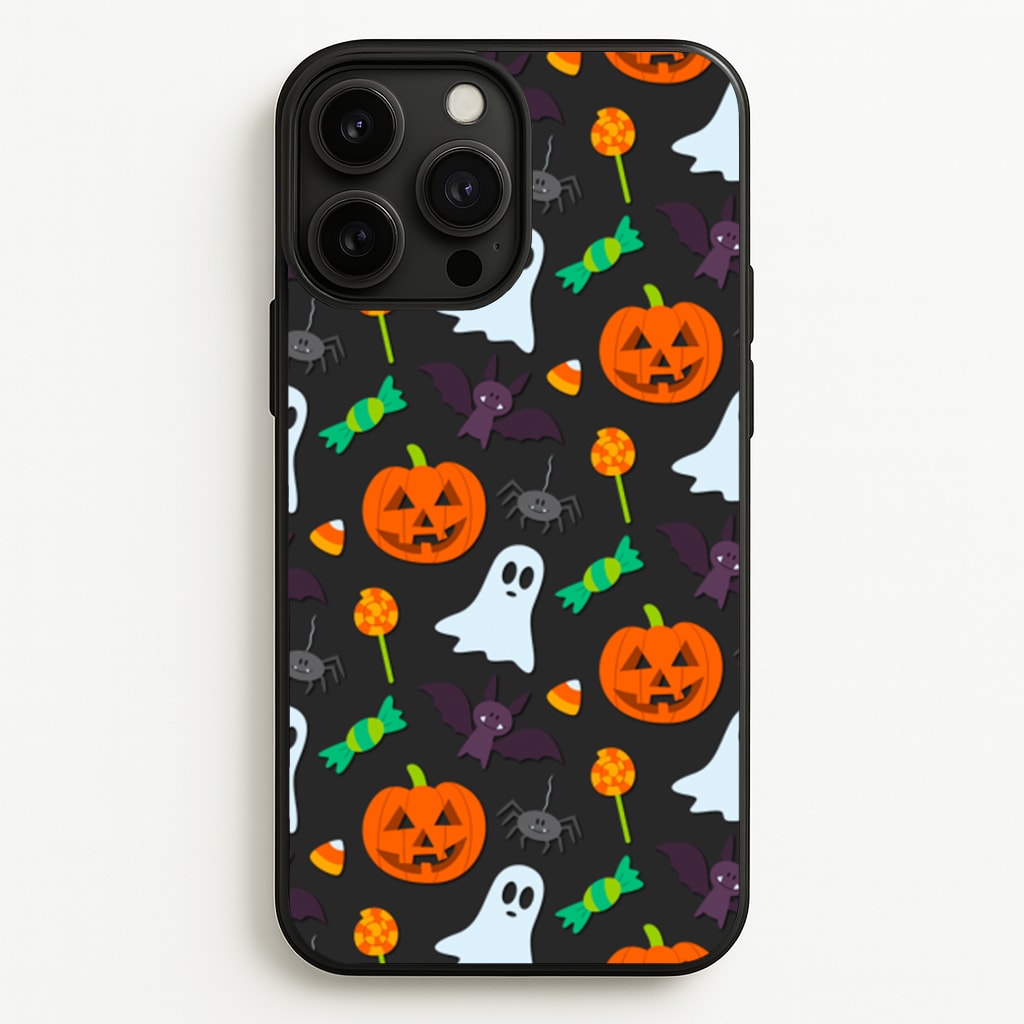 Colourful Halloween Pattern - Phone Case for iPhone 13 Pro Max