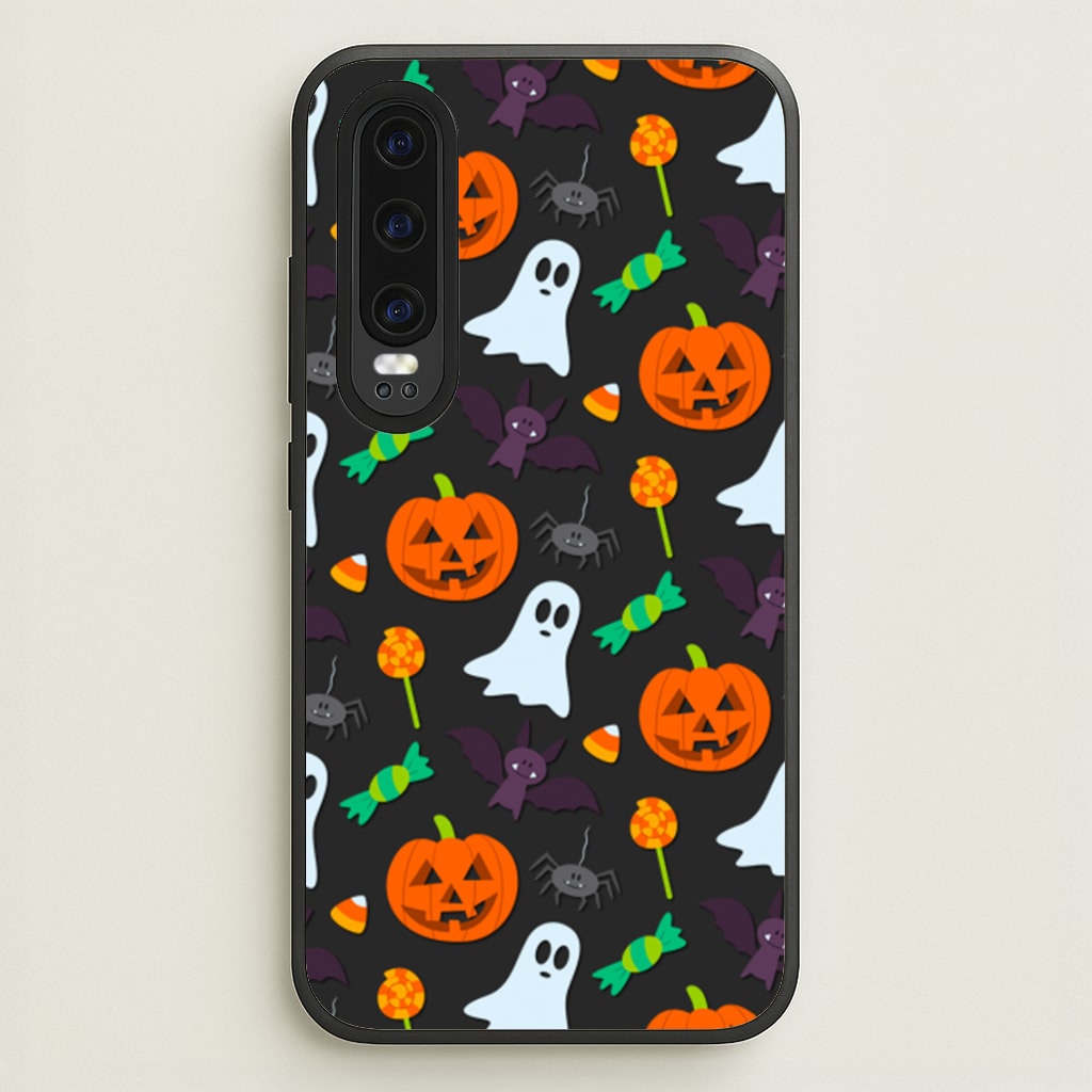 Colourful Halloween Pattern - Phone Case for Huawei P30