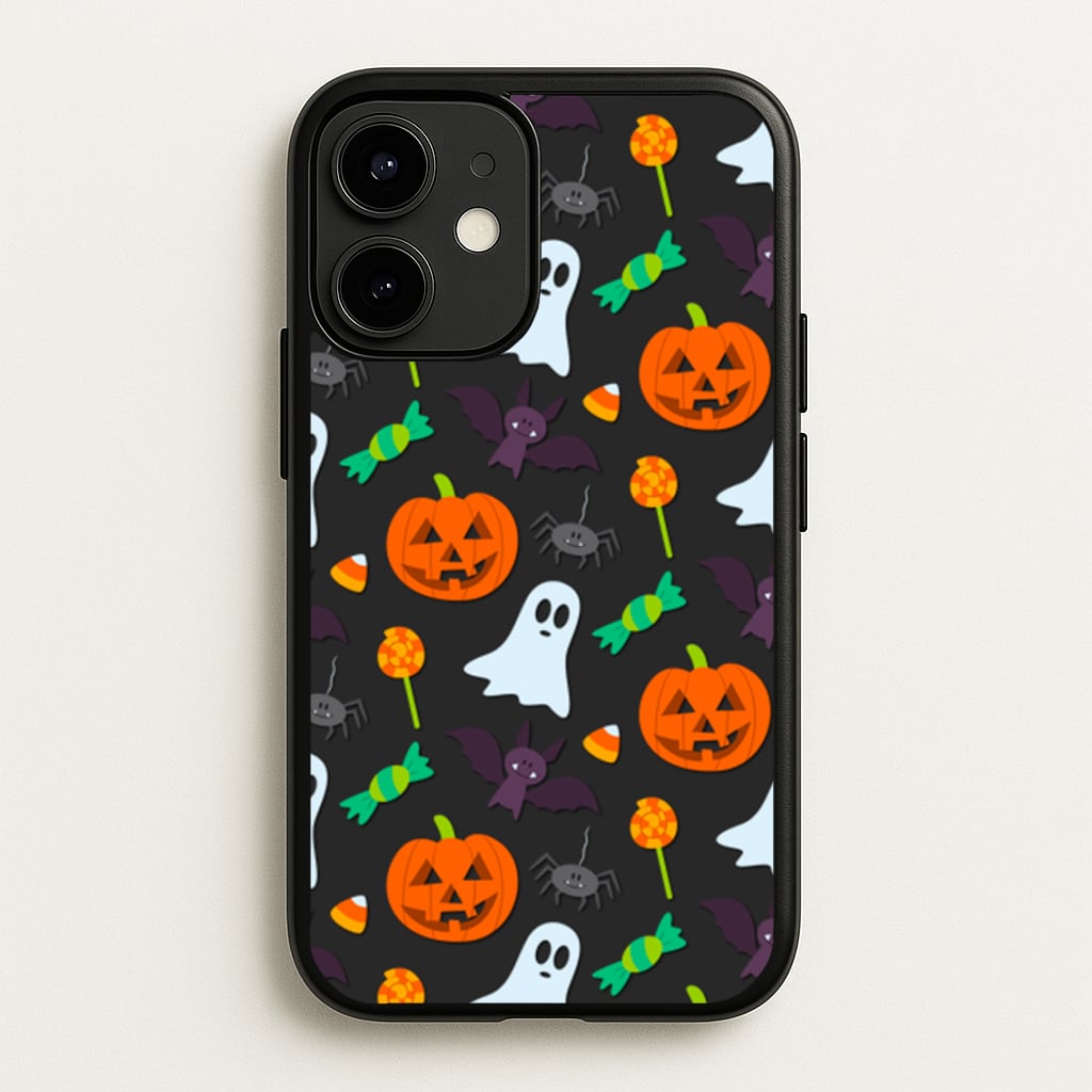 Colourful Halloween Pattern - Phone Case for iPhone 12 Mini