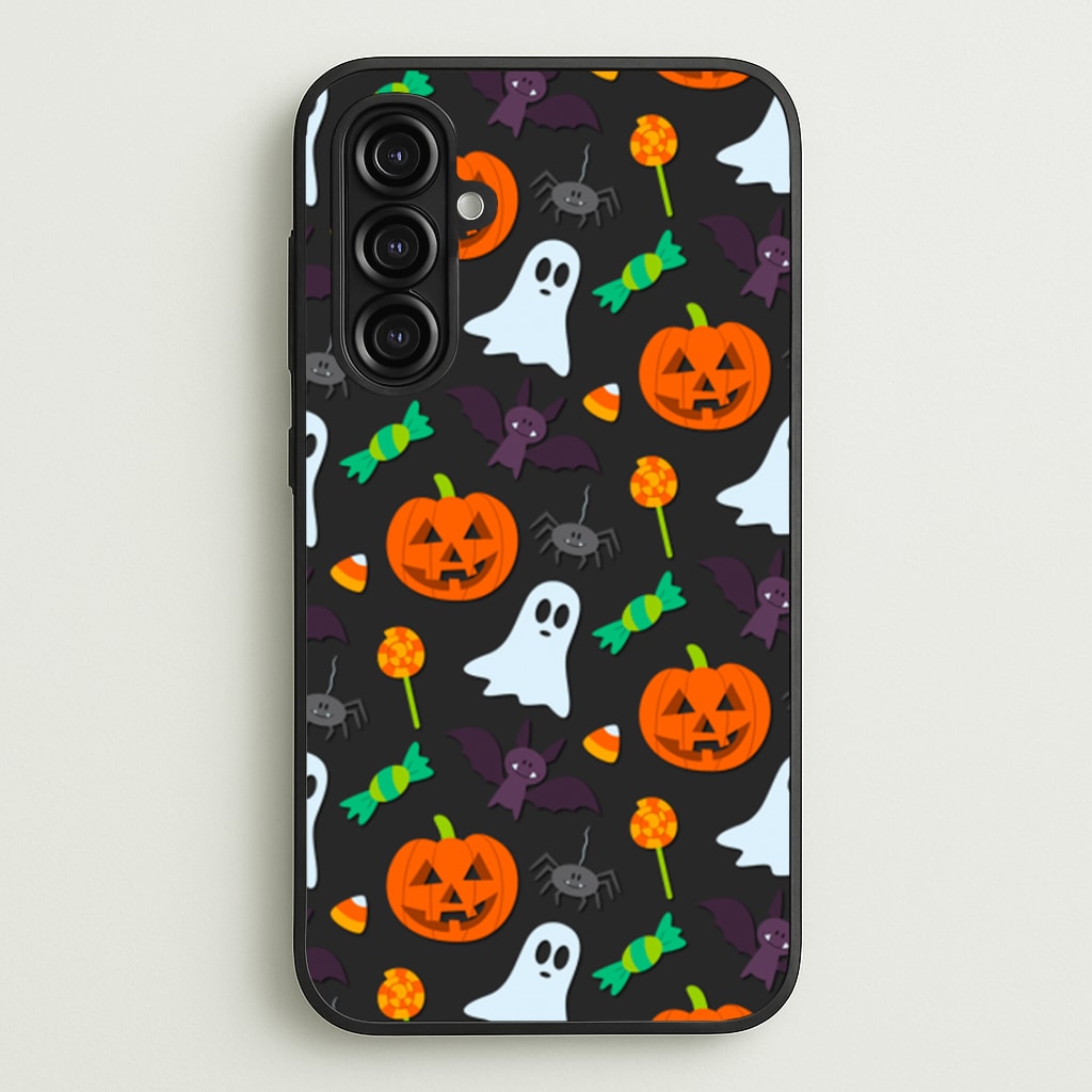 Colourful Halloween Pattern - Phone Case for Galaxy A16