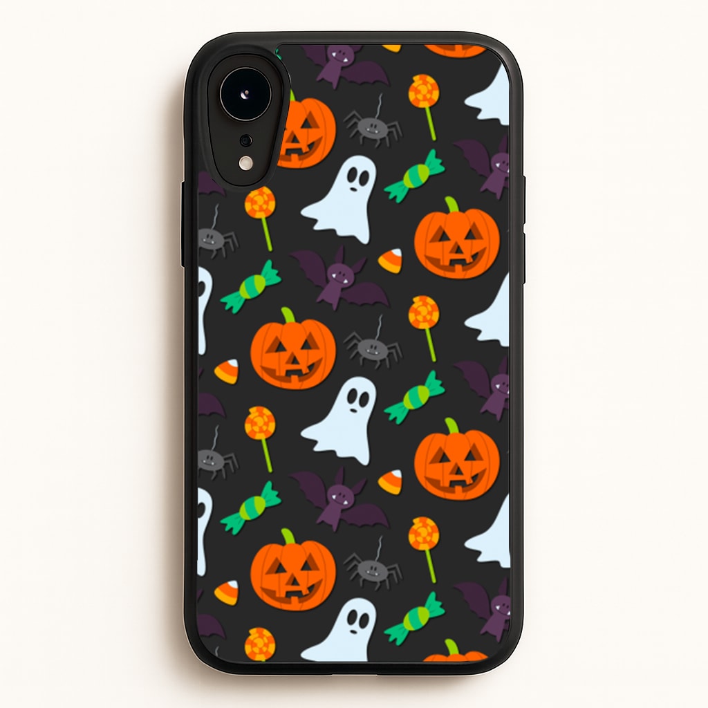 Colourful Halloween Pattern - Phone Case for iPhone XR