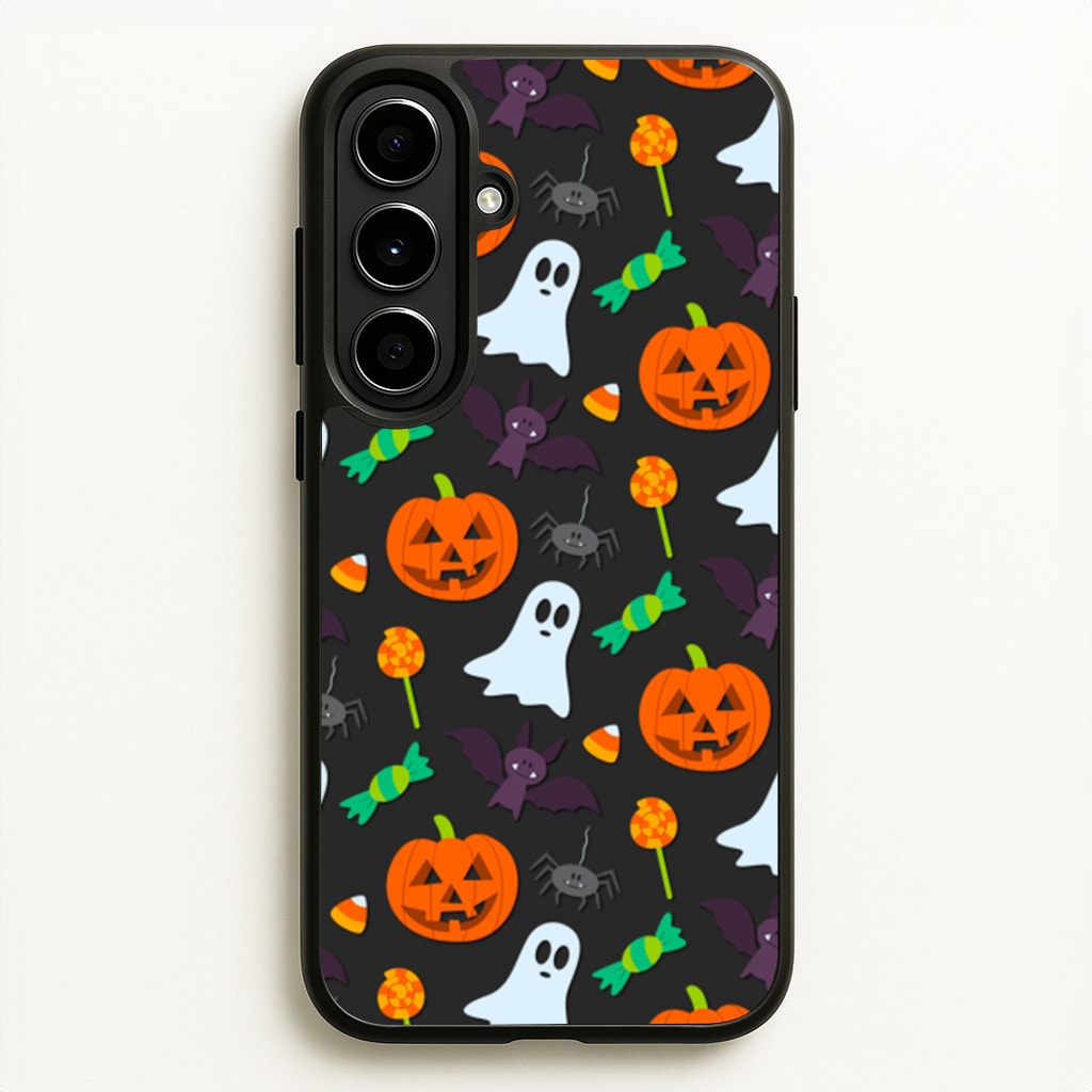 Colourful Halloween Pattern - Phone Case for Galaxy A56