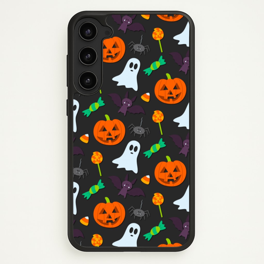 Colourful Halloween Pattern - Phone Case for Galaxy S23 Plus