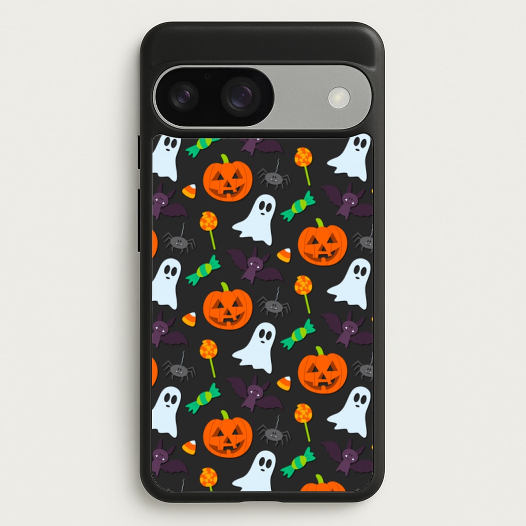 Colourful Halloween Pattern - Phone Case for Google Pixel 9 / 9 Pro