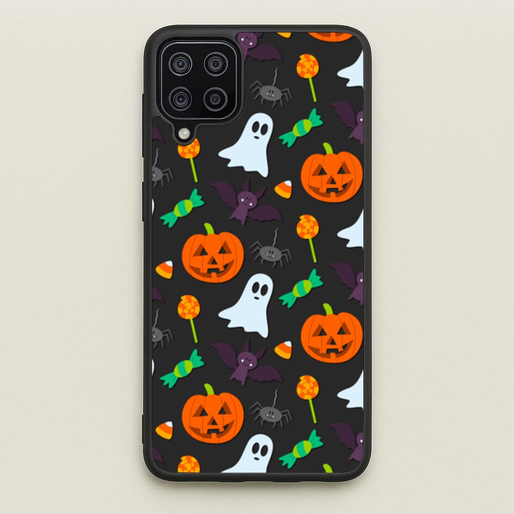 Colourful Halloween Pattern - Phone Case for Galaxy A12