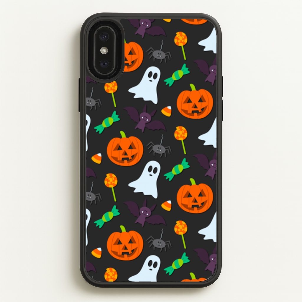 Colourful Halloween Pattern - Phone Case for iPhone XS Max