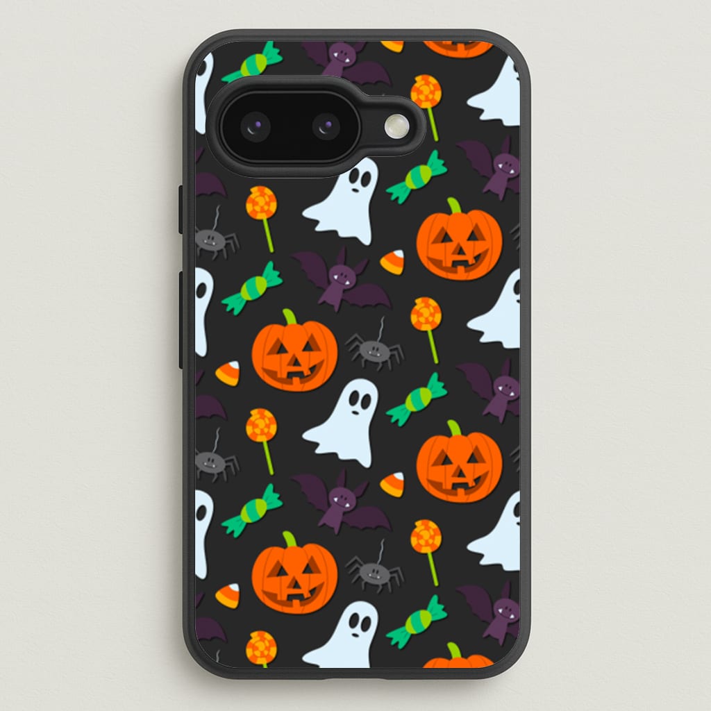 Colourful Halloween Pattern - Phone Case for Google Pixel 9a