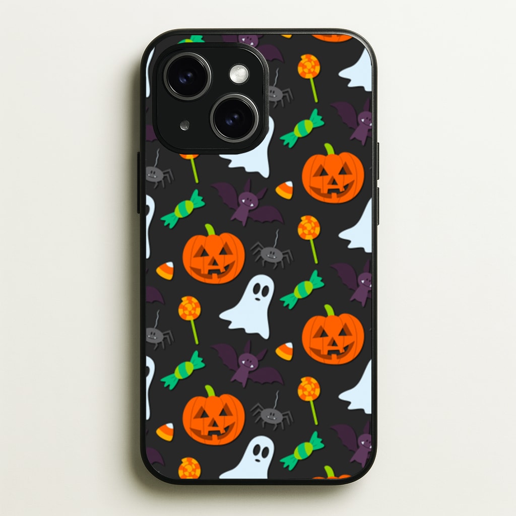 Colourful Halloween Pattern - Phone Case for iPhone 14