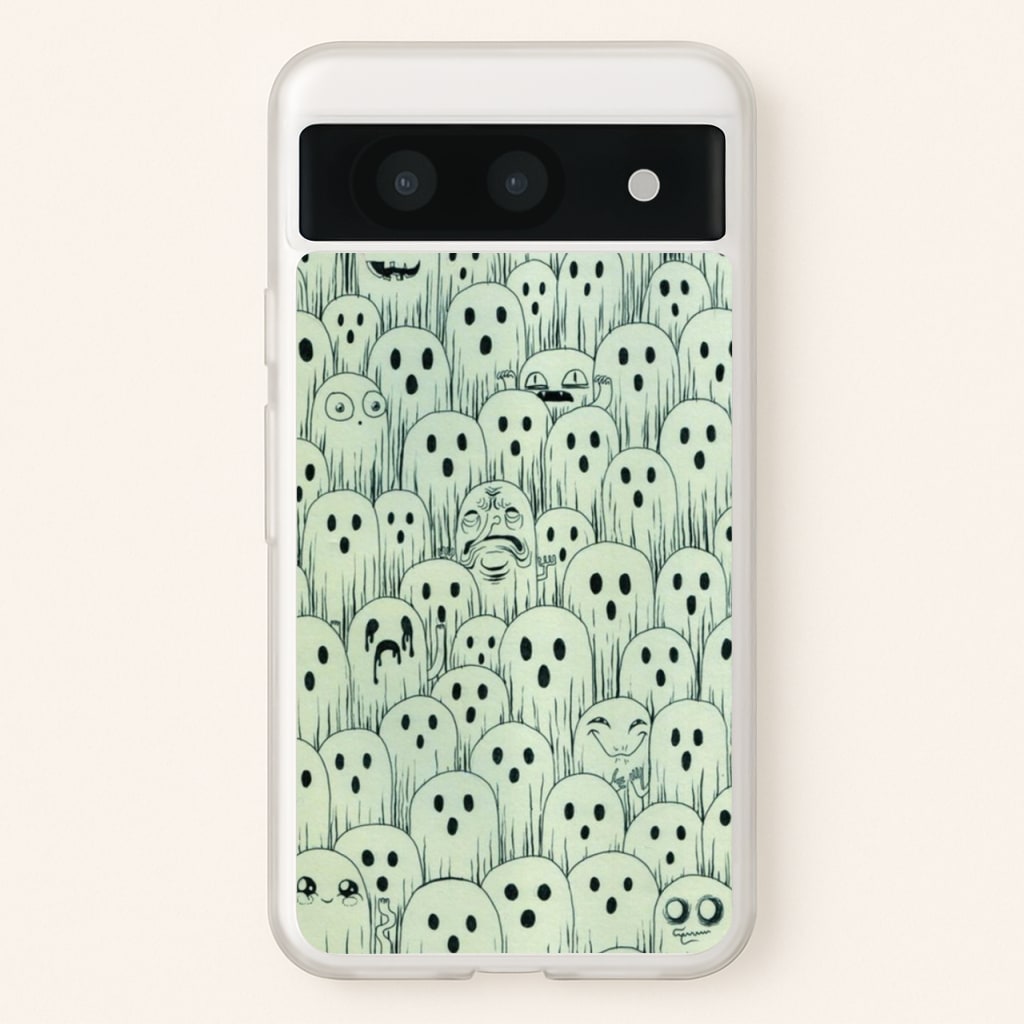 Droopy Ghost Pattern - Phone Case for Google Pixel 8a