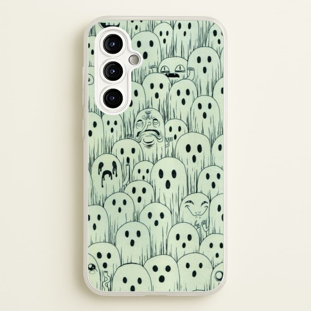 Droopy Ghost Pattern - Phone Case for Galaxy A54