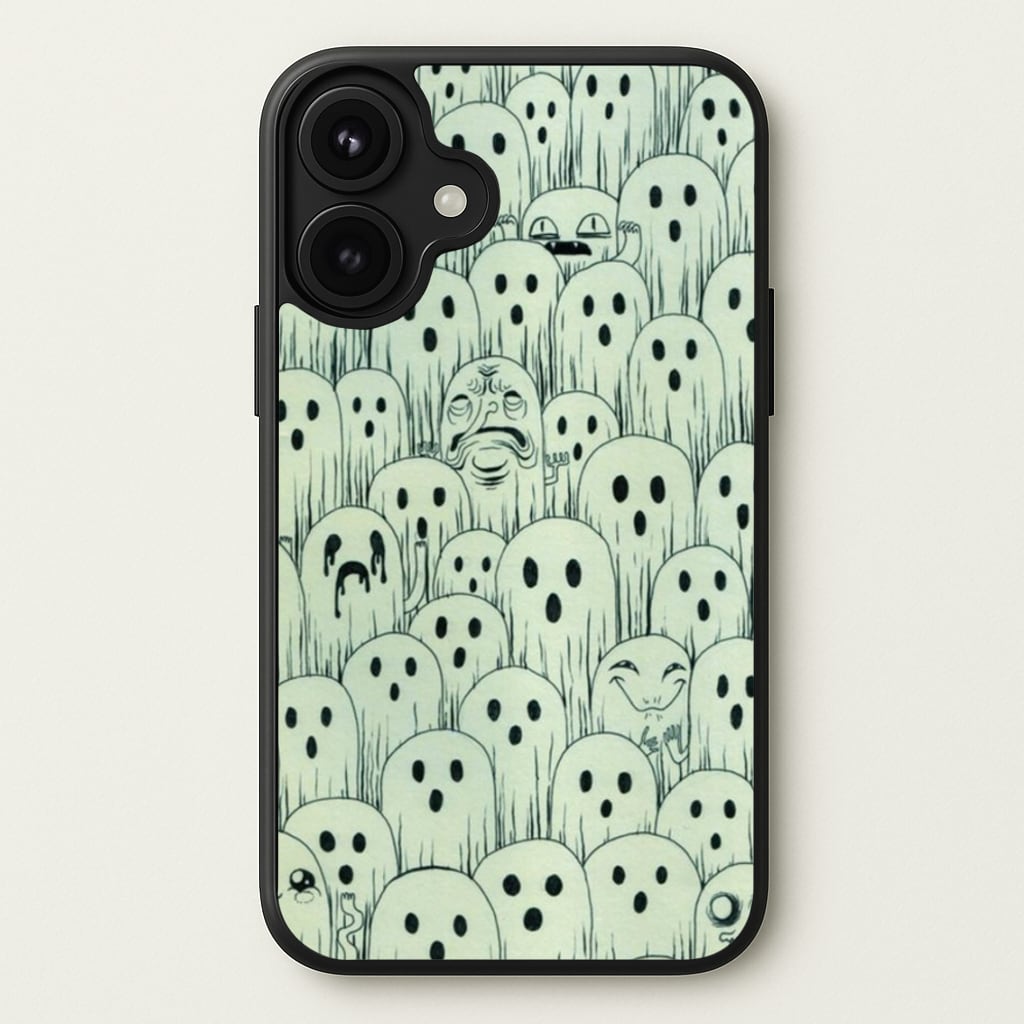 Droopy Ghost Pattern Phone Case for iPhone 17