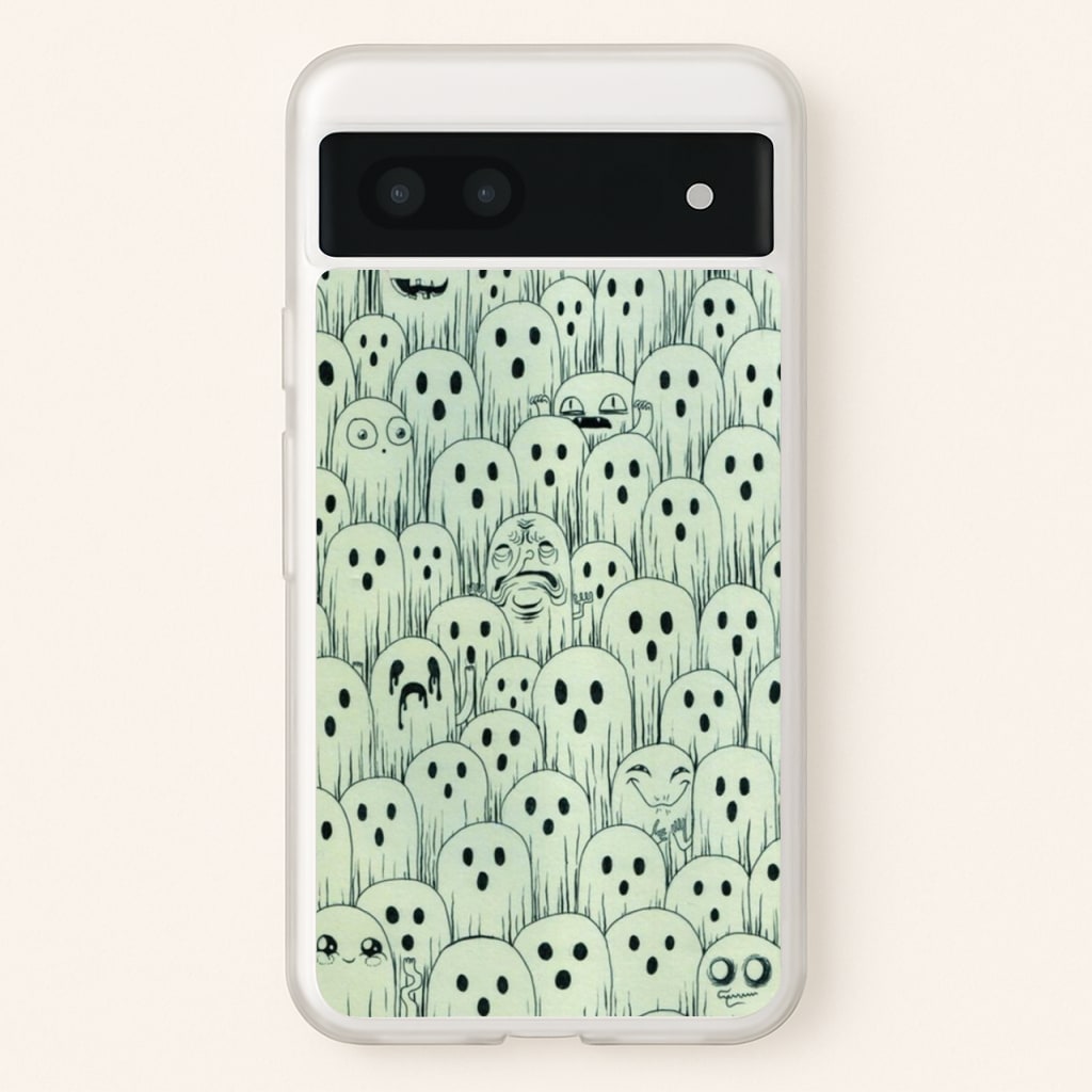 Droopy Ghost Pattern - Phone Case for Google Pixel 6a