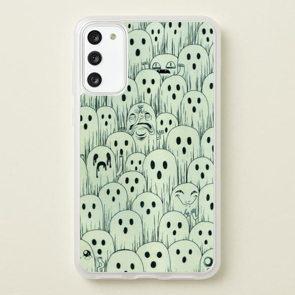 Droopy Ghost Pattern - Phone Case for Galaxy A41