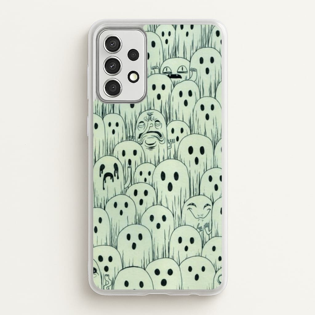 Droopy Ghost Pattern - Phone Case for Galaxy A52 / A52s