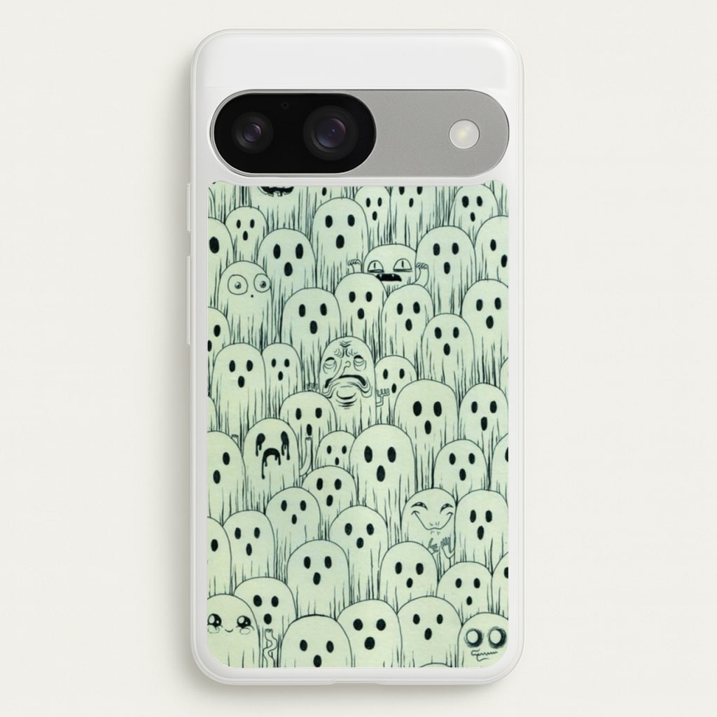 Droopy Ghost Pattern - Phone Case for Google Pixel 9 / 9 Pro