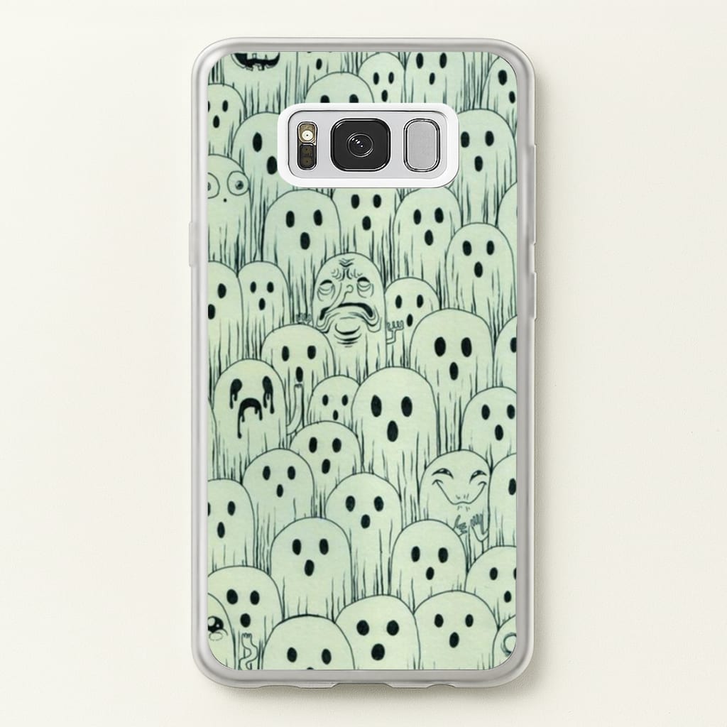 Droopy Ghost Pattern - Phone Case for Galaxy S8
