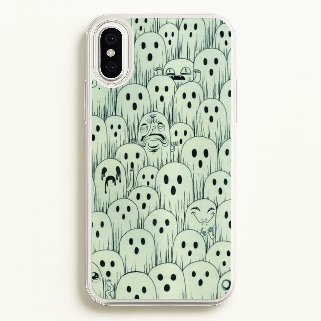Droopy Ghost Pattern - Phone Case for iPhone XS Max