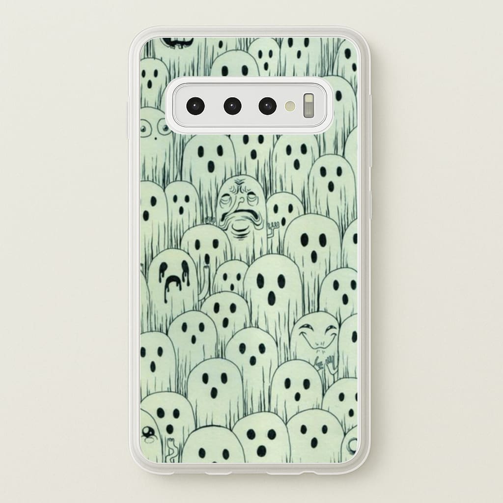 Droopy Ghost Pattern - Phone Case for Galaxy S10