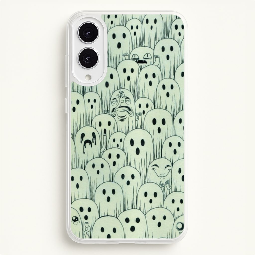 Droopy Ghost Pattern - Phone Case for Galaxy S25 Edge