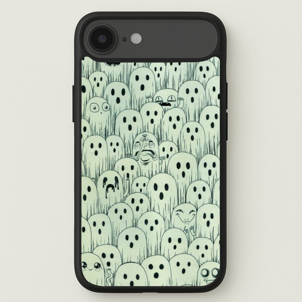 Droopy Ghost Pattern Phone Case for iPhone 17 Air
