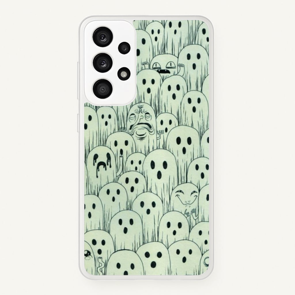 Droopy Ghost Pattern - Phone Case for Galaxy A53
