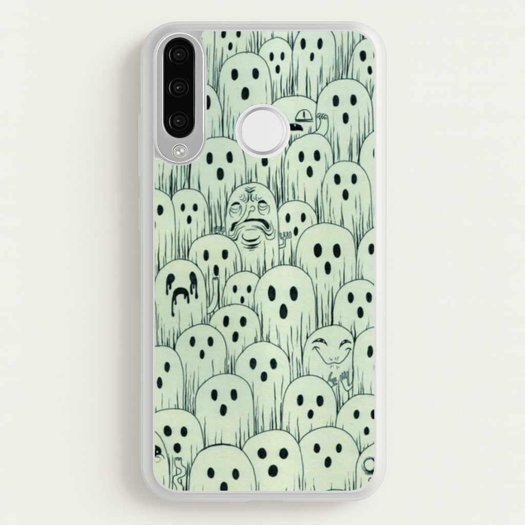 Droopy Ghost Pattern - Phone Case for Huawei P30 Lite