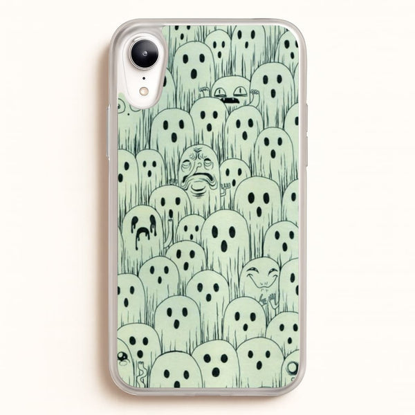 Droopy Ghost Pattern - Phone Case for iPhone XR